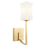 Ayala 1 Light Wall Sconce in Gold Leaf