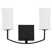 Ayala 2 Light Wall Sconce in Matte Black