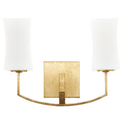 Ayala 2 Light Wall Sconce in Gold Leaf