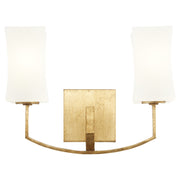 Ayala 2 Light Wall Sconce in Gold Leaf