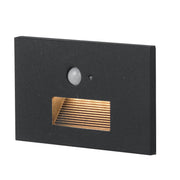 Path LED Step Light with Motion Sensor 3CCT in Black