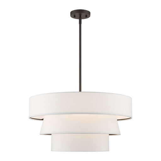 Warrenville 4-Light Chandelier in Bronze