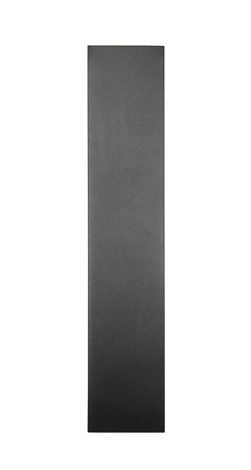 Landrum 1 Light 4.75" Outdoor Wall Light, 24" Tall in Black