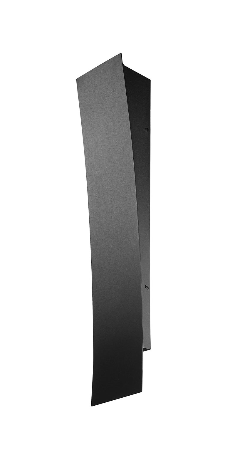 Landrum 1 Light 4.75" Outdoor Wall Light, 24" Tall in Black
