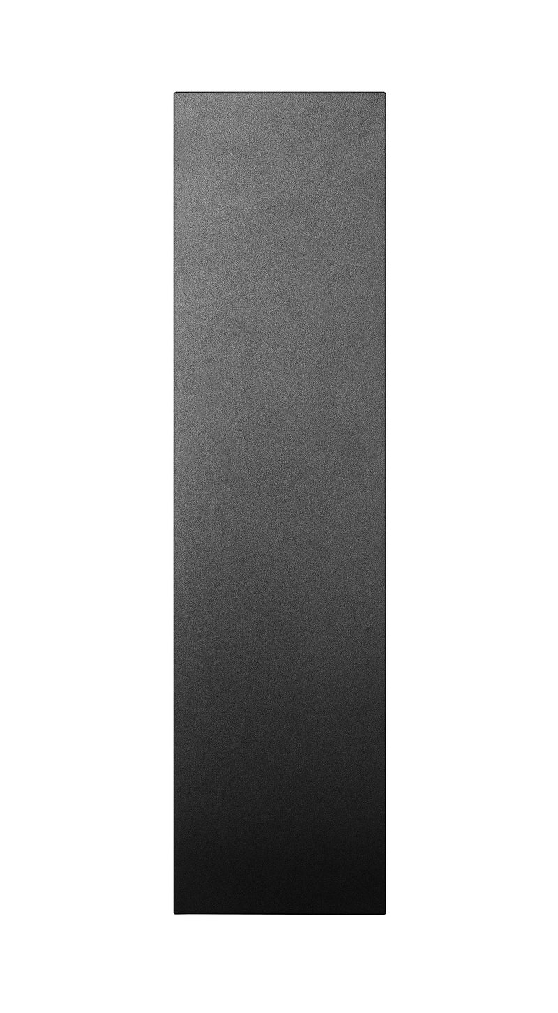 Landrum 1 Light 4.75" Outdoor Wall Light, 18" Tall in Black