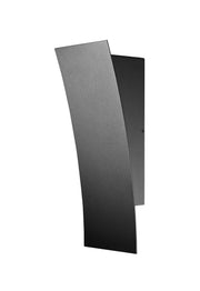 Landrum 1 Light 4.75" Outdoor Wall Light, 12" Tall in Black