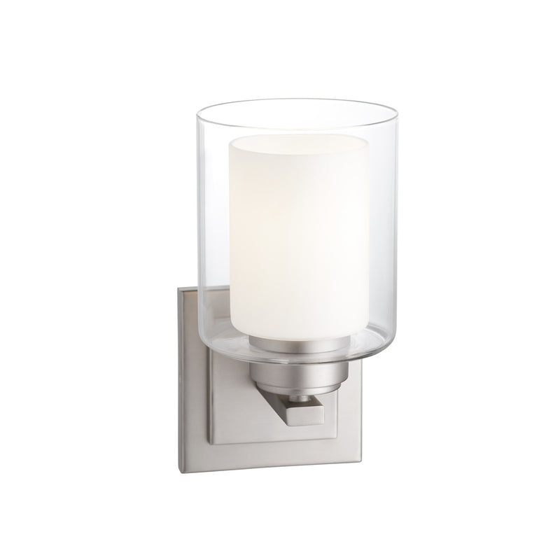 Cameron 1 Light Wall Sconce in Satin Nickel