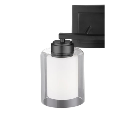 Cameron 2 Light Vanity Light in Matte Black
