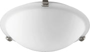 Transitional Ceiling Mount in Satin Nickel