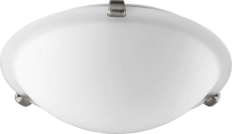Transitional Ceiling Mount in Satin Nickel
