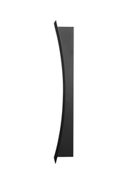 Landrum 2 Light 4.75" Outdoor Wall Light, 24" Tall in Black