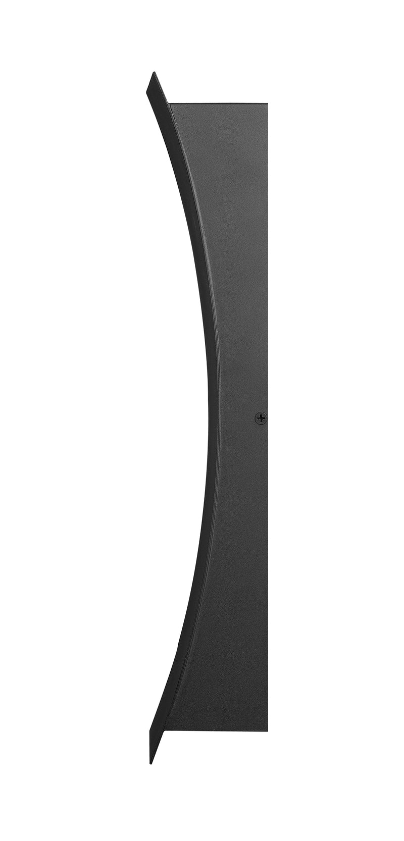 Landrum 2 Light 4.75" Outdoor Wall Light, 18" Tall in Black