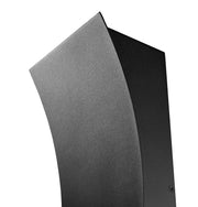 Landrum 2 Light 4.75" Outdoor Wall Light, 12" Tall in Black