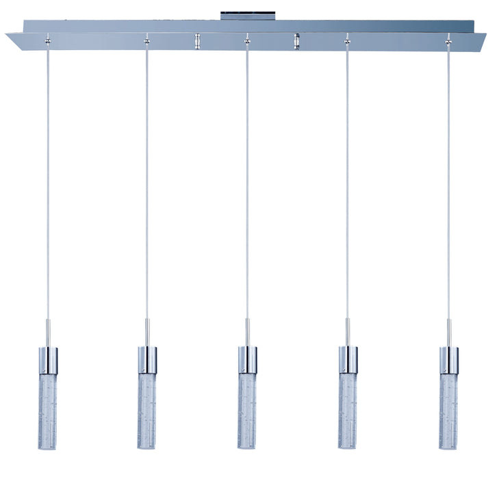 Fizz IV 5-Light LED Pendant in Polished Chrome - Lamps Expo