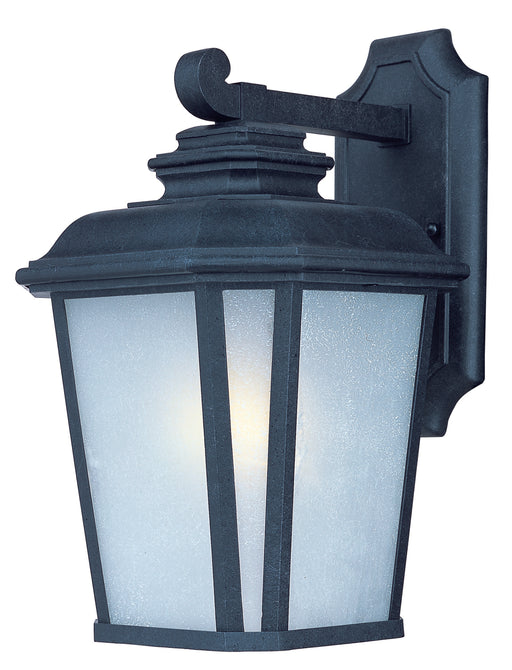 3343WFBO - Radcliffe 1-Light Small Outdoor Wall in Black Oxide with Weathered Frost Glass by Maxim Lighting