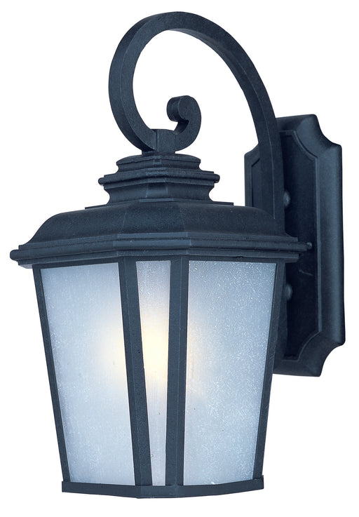 3344WFBO - Radcliffe 1-Light Medium Outdoor Wall in Black Oxide with Weathered Frost Glass by Maxim Lighting