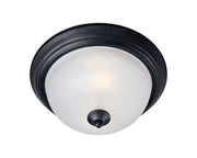Essentials 11.5" 1 Light Flush Mount in Black