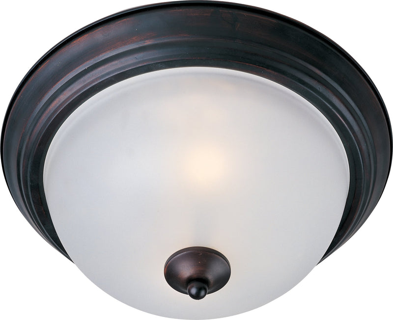 Essentials 11.5" 1 Light Flush Mount in Oil Rubbed Bronze