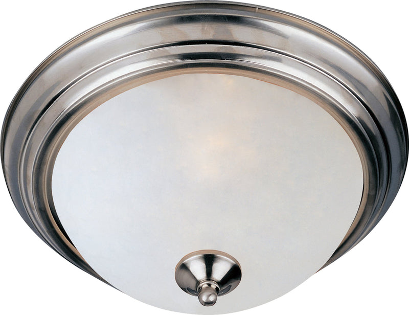 Essentials 11.5" 1 Light Flush Mount in Satin Nickel