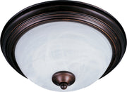 Essentials 11.5" 1 Light Flush Mount in Oil Rubbed Bronze