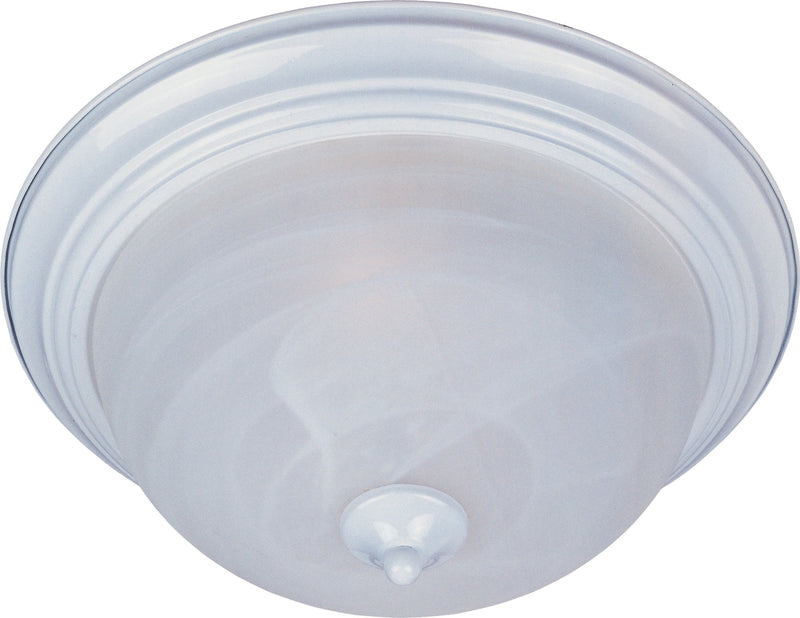 Essentials 11.5" 1 Light Flush Mount in White