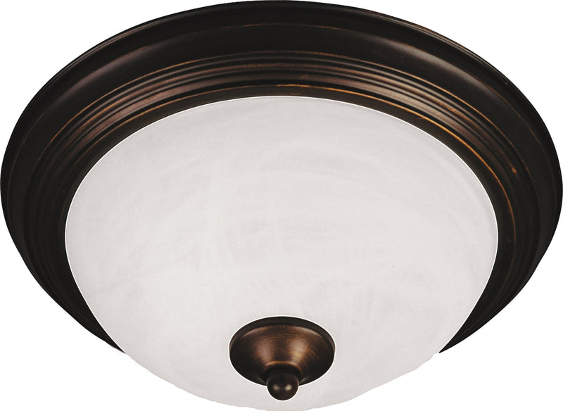 Essentials 13.5" 2 Light Flush Mount in Oil Rubbed Bronze