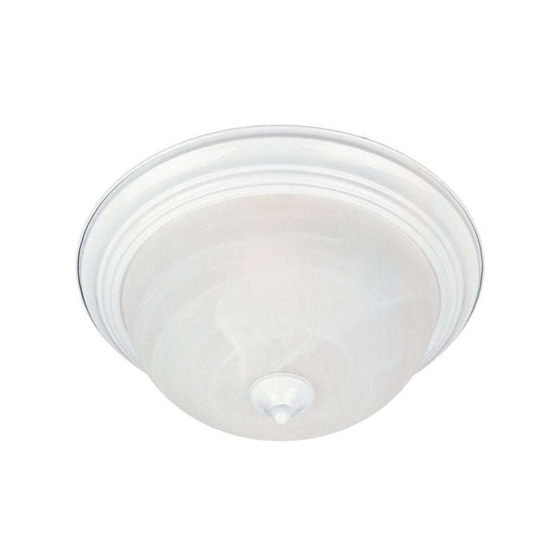 Essentials 13.5" 2 Light Flush Mount in White