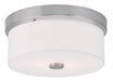Meridian 2 Light Ceiling Mount in Brushed Nickel