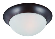 Essentials 12" 1 Light Flush Mount in Oil Rubbed Bronze