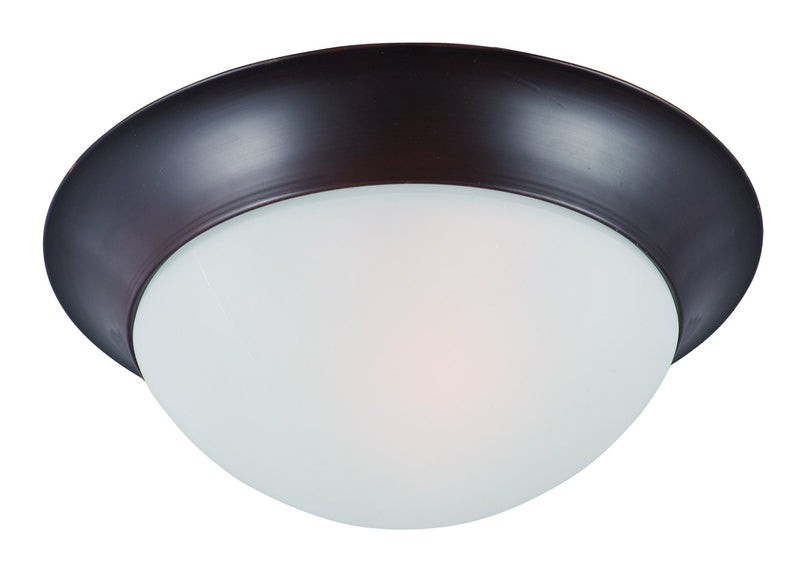 Essentials 12" 1 Light Flush Mount in Oil Rubbed Bronze