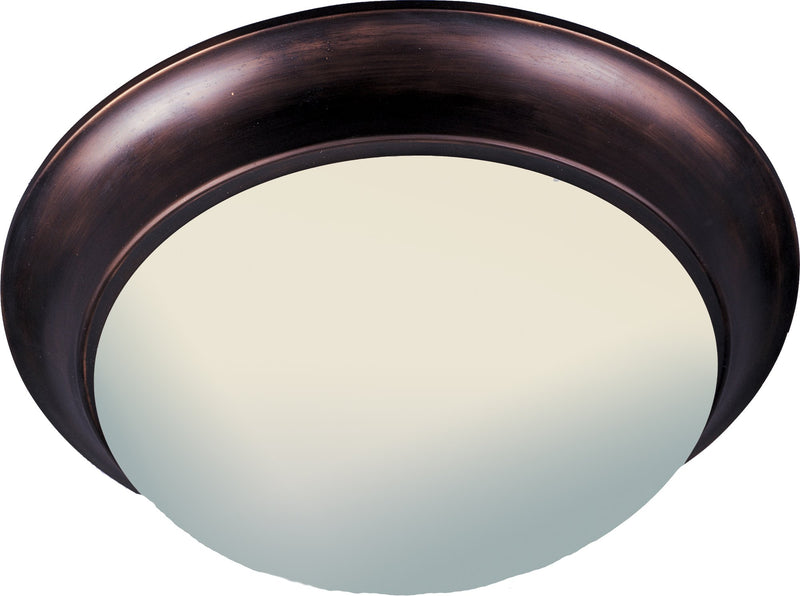 Essentials 16.5" 3 Light Flush Mount in Oil Rubbed Bronze
