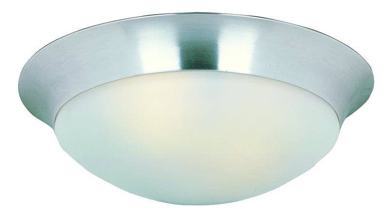 Essentials 16.5" 3 Light Flush Mount in Satin Nickel