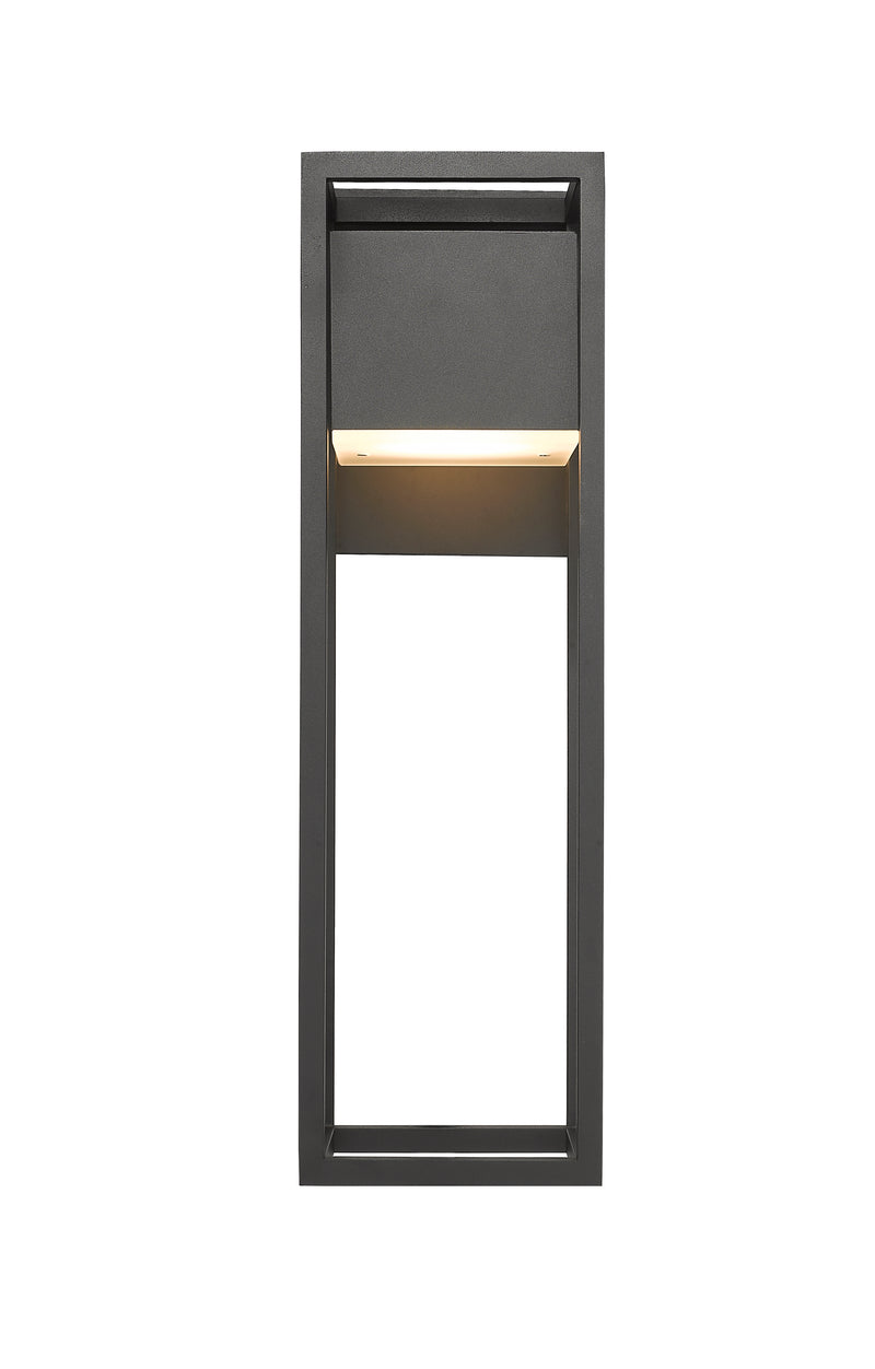 Barwick 1 Light 8" Outdoor Wall Light in Black