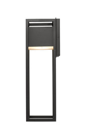 Barwick 1 Light 8" Outdoor Wall Light in Black