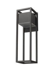 Barwick 1 Light 8" Outdoor Wall Light in Black