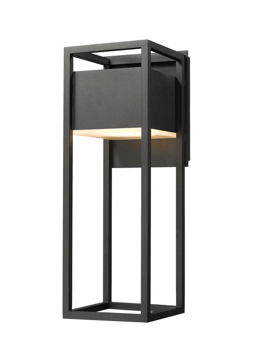 Barwick 1 Light 6.75" Outdoor Wall Light in Black
