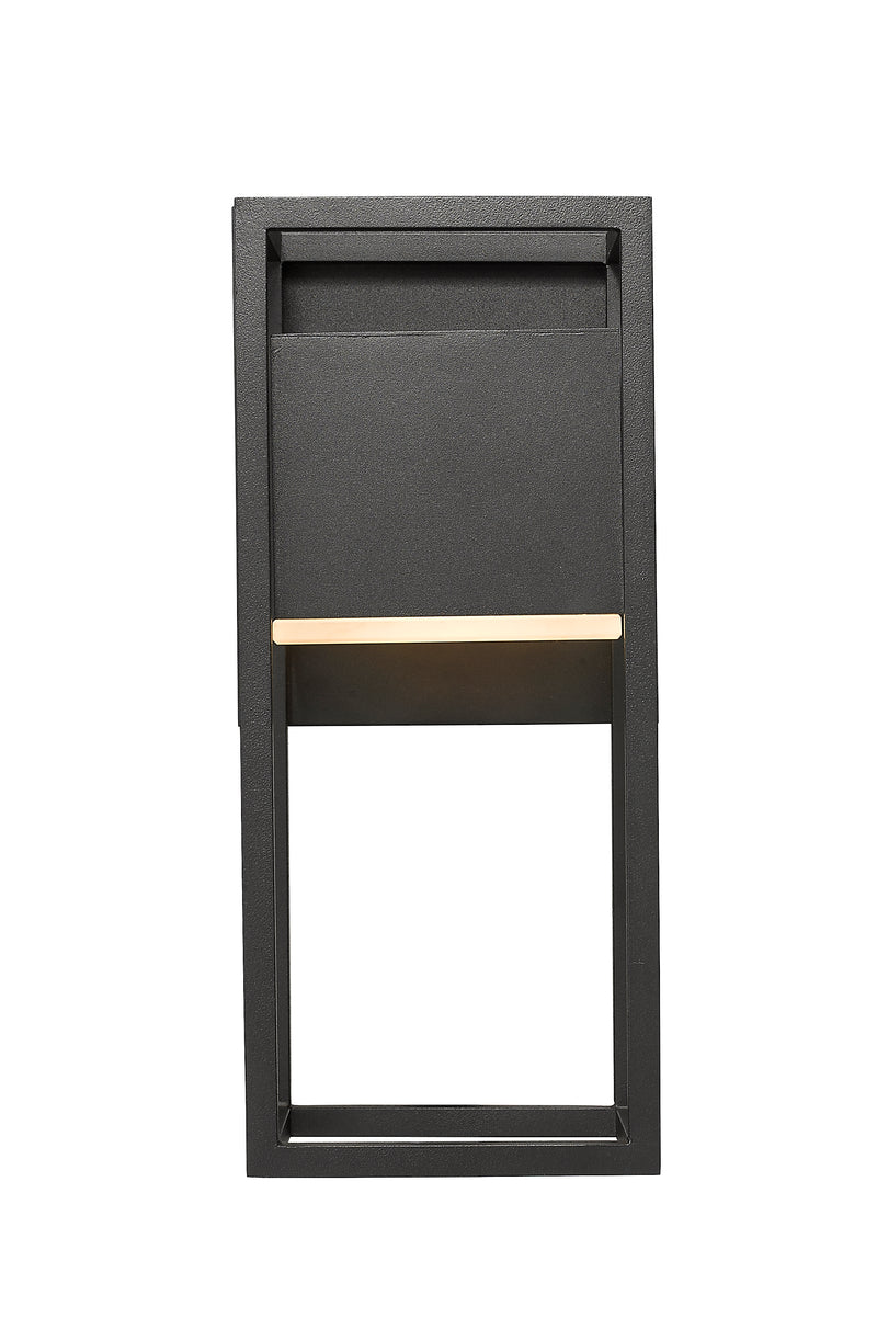 Barwick 1 Light 5.75" Outdoor Wall Light in Black