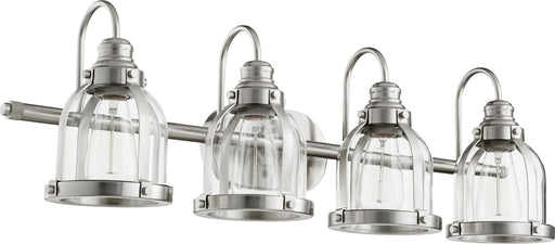 Denny 4 Light Vanity Light in Satin Nickel