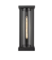 Glenwood 1 Light 7.5" Outdoor Wall Light, 20.25" Tall in Black