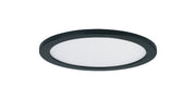 Wafer 7" Round LED Flush Mount in Black