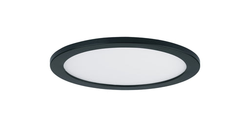Wafer 7" Round LED Flush Mount in Black