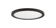 Wafer 7" Round LED Flush Mount in Bronze