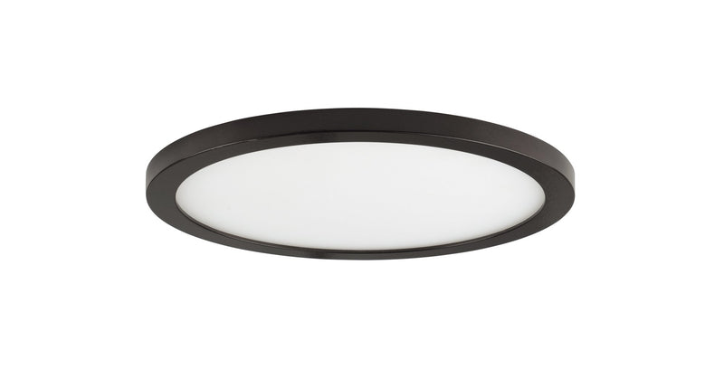 Wafer 7" Round LED Flush Mount in Bronze