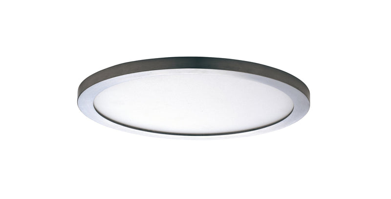 Wafer 7" Round LED Flush Mount in Satin Nickel