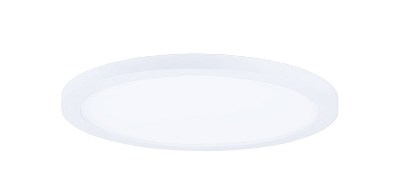 Wafer 9" Round LED Flush Mount 0-10V Dimming in White