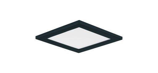Wafer 5" Square LED Flush Mount in Black