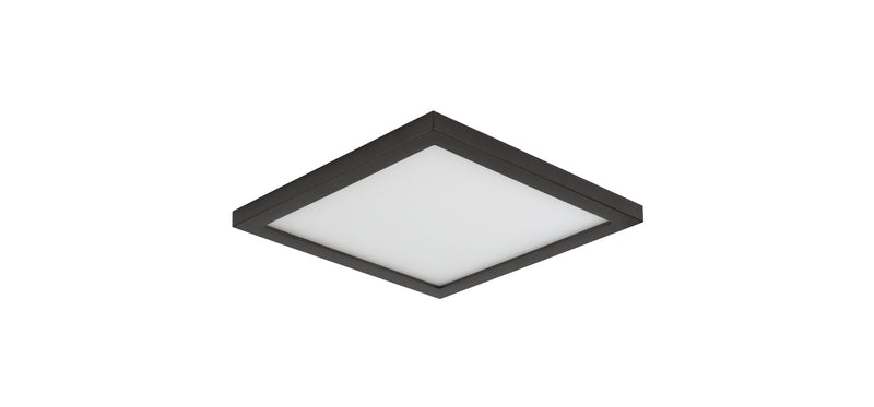 Wafer 5" Square LED Flush Mount in Bronze