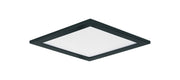 Wafer 7" Square LED Flush Mount in Black