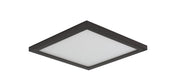 Wafer 9" Square LED Flush Mount in Bronze
