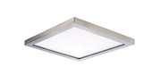 Wafer 9" Square LED Flush Mount in Satin Nickel
